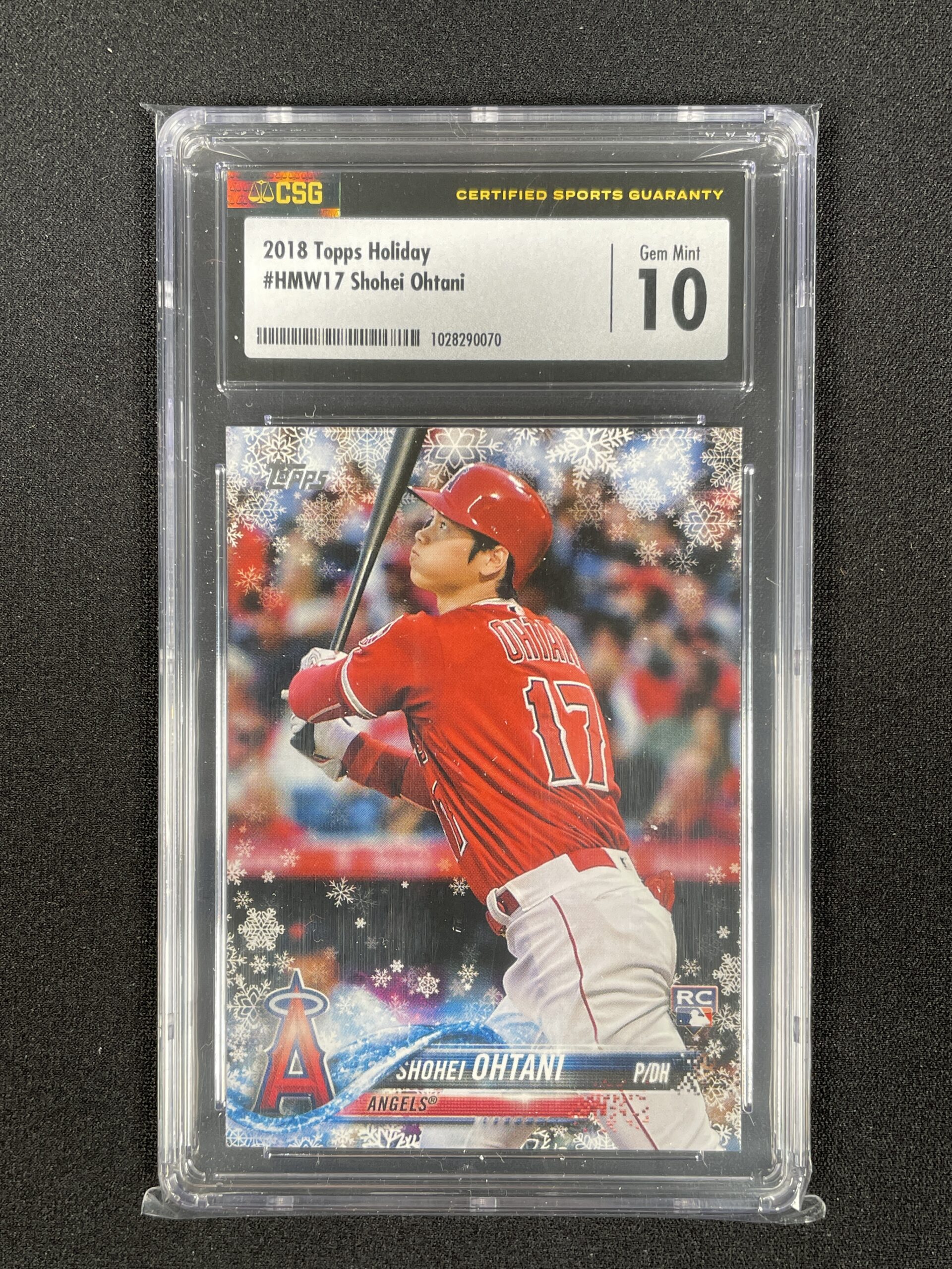 2018 Topps Heritage #600 Shohei Ohtani Los Angeles Angels SGC 10